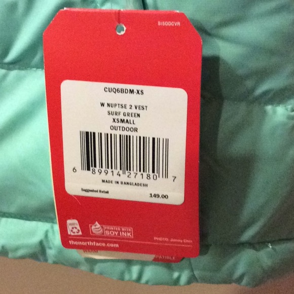 The north face down vest - Picture 3 of 7